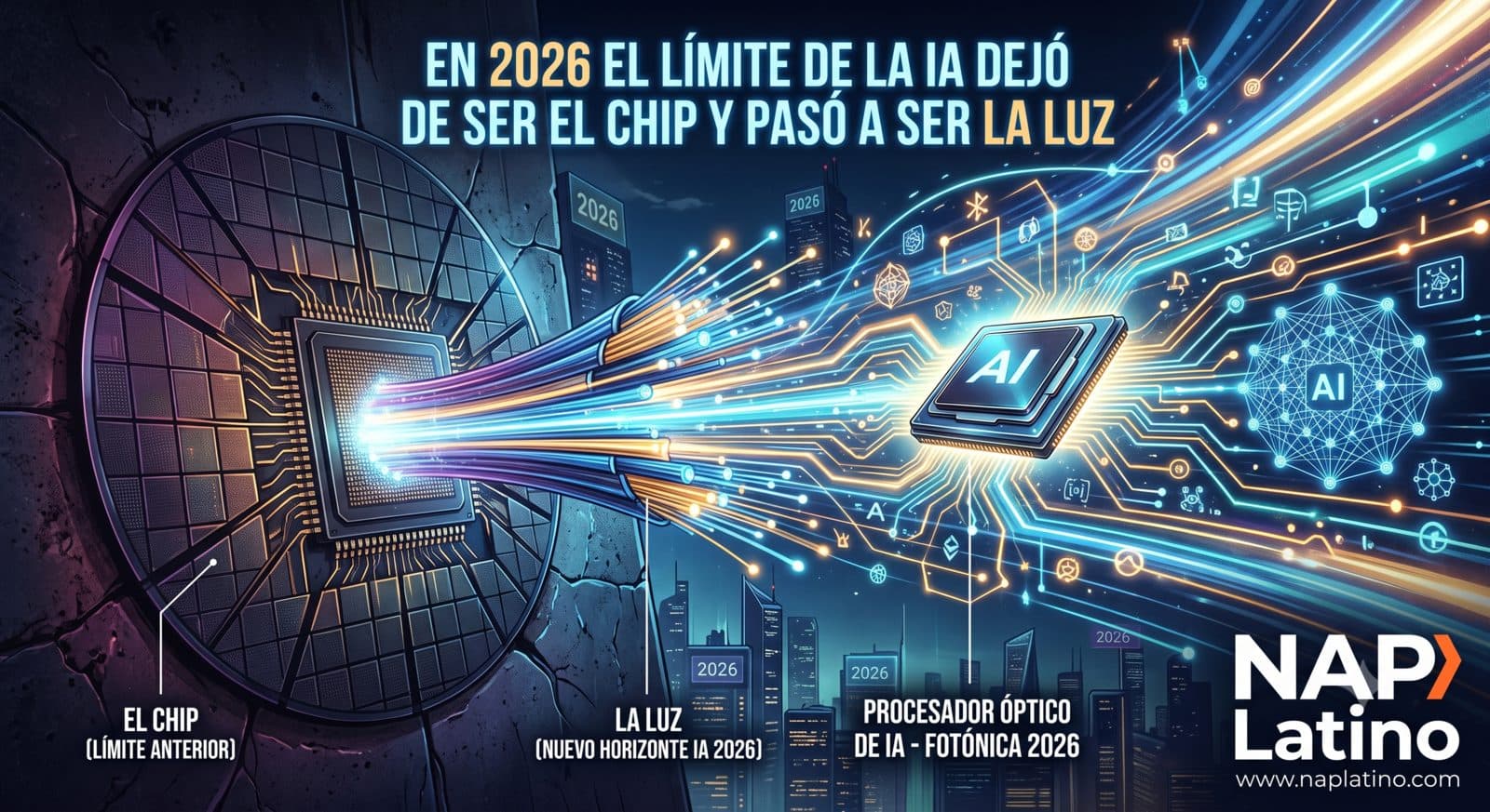 En 2026 el límite de la IA dejó de ser el chip y pasó a ser la luz